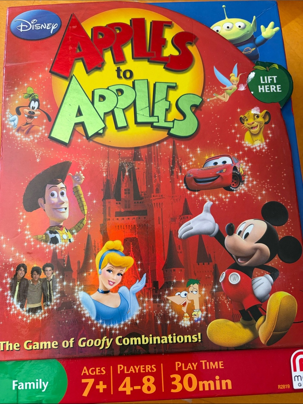 Disney Apples to Apples Kids Game - Red